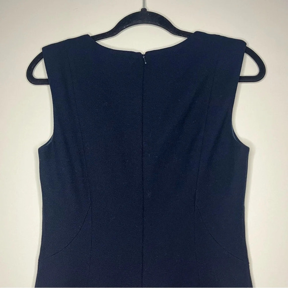 HOBBS LONDON Gabi Navy Tailored Career Wear Sheath Dress - Picture 9 of 12
